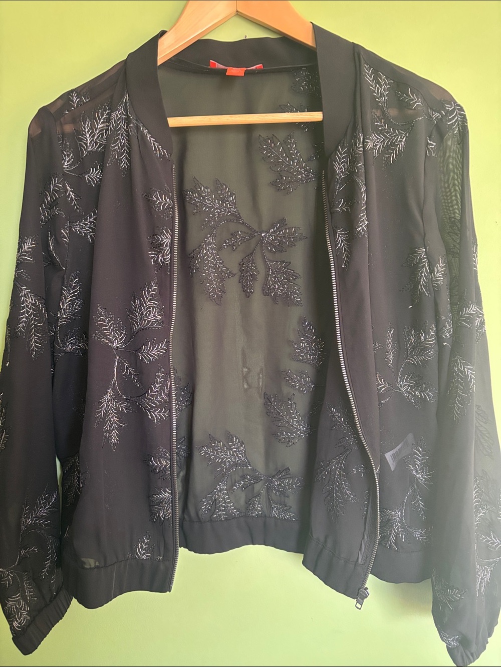 Embroidered Bomber Jacket